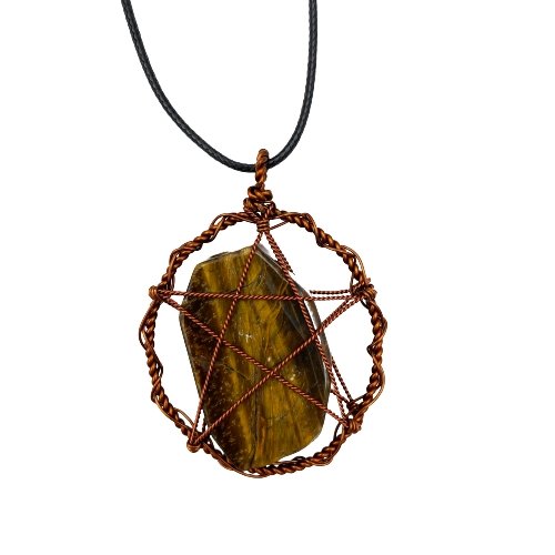 Wire Wrapped Pentacle Necklace - East Meets West USA