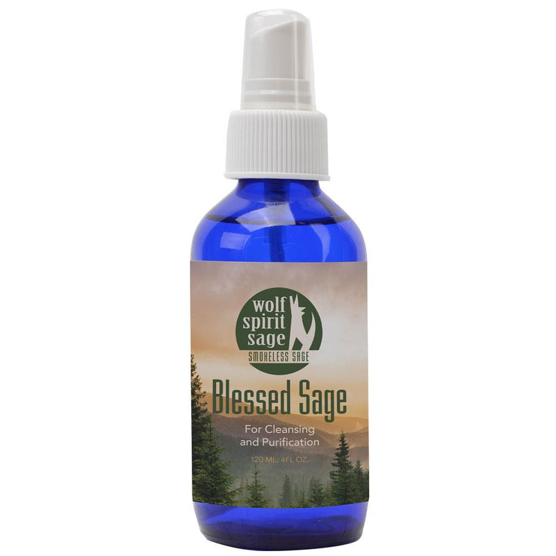 Wolf Spirit Blessed Sage Room Spray - East Meets West USA
