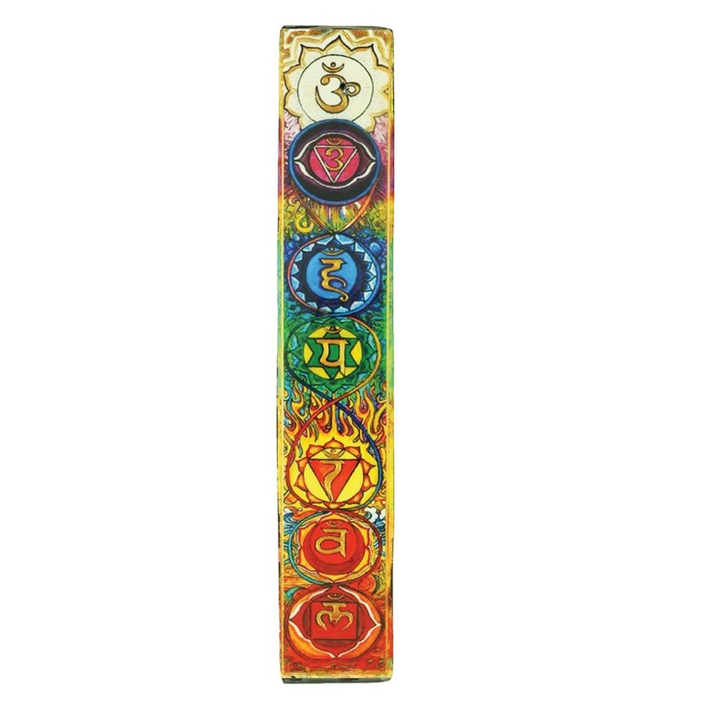 Wooden Chakra Incense Holder - East Meets West USA