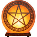 Wooden Engraved Himalayan Salt Lamp - East Meets West USA