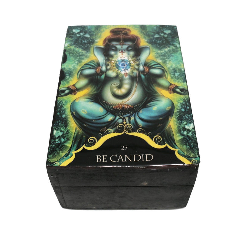 Wooden Ganesha Box - East Meets West USA