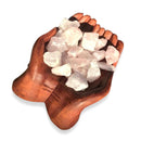 Wooden Open Hand Crystal Bowl - East Meets West USA