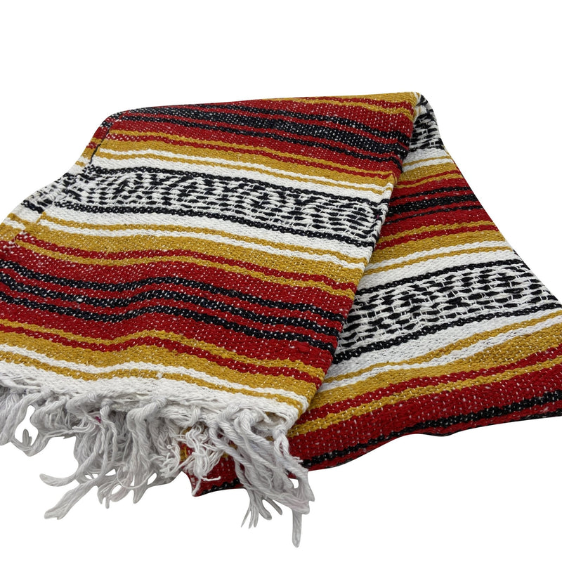 Yellow/Red Baja Blanket - East Meets West USA