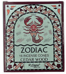 Zodiac Incense Cones Scorpio Cedar
