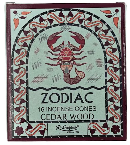 Zodiac Incense Cones East Meets West USA