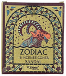 Zodiac Incense Cones Capricorn Sandalwood